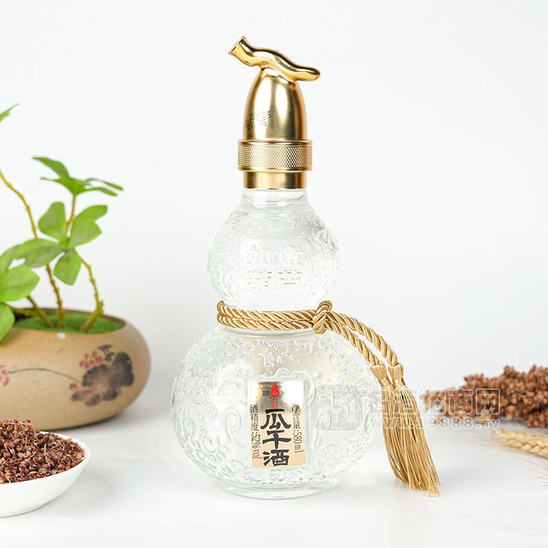 如意葫蘆瓜干酒招商580ml
