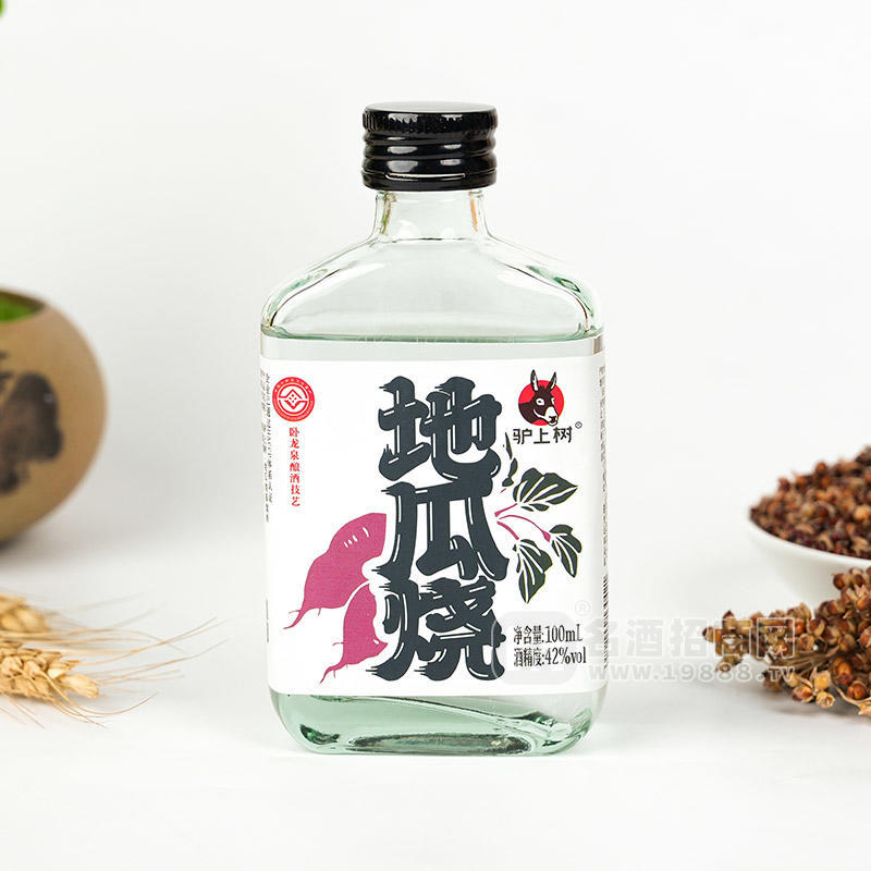 驢上樹地瓜燒酒42度白酒招商100ml