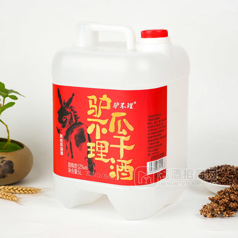 驢不理瓜干酒其他蒸餾酒52度白酒廠家招商5L