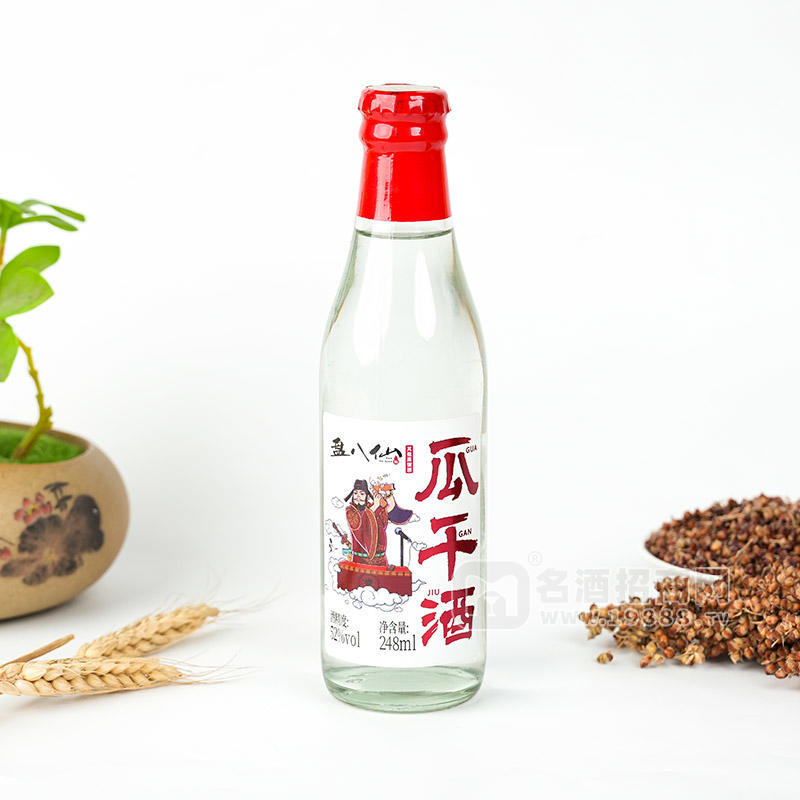 盤八仙瓜干酒白酒52度248ml
