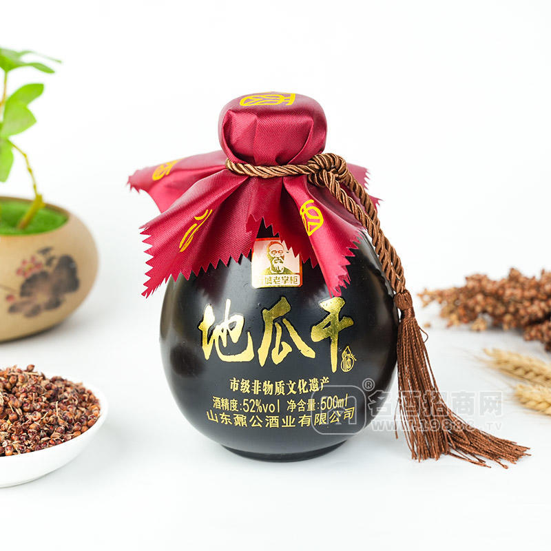 沂城老掌柜地瓜干蒸餾酒52度500ml