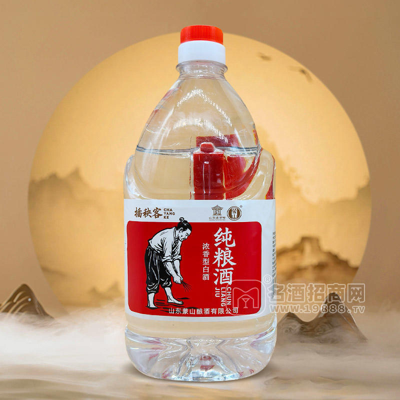 蒙山插秧客純糧酒濃香型白酒招商桶裝