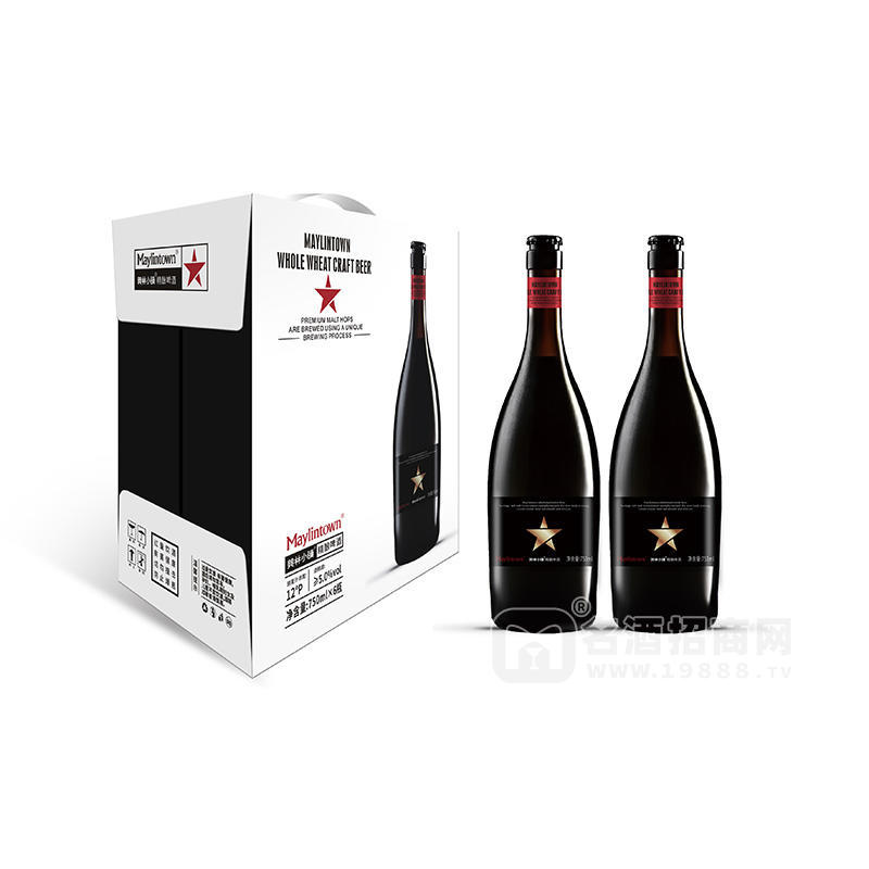 美林小鎮(zhèn)精釀啤酒5度啤酒廠家招商750ml