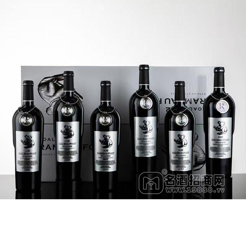 瓶装干红葡萄酒