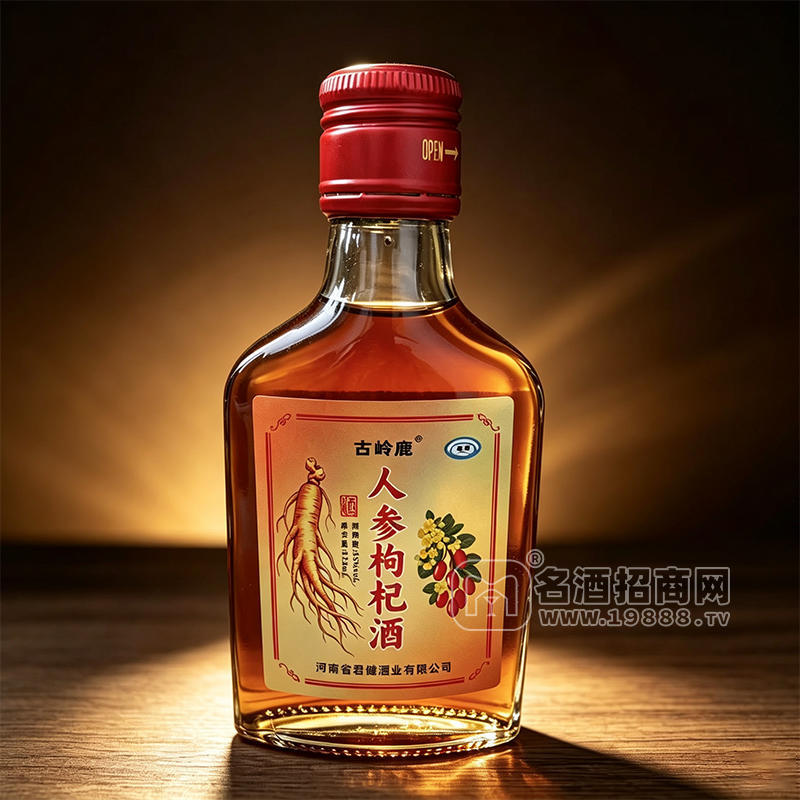 古岭鹿人参枸杞酒125ml